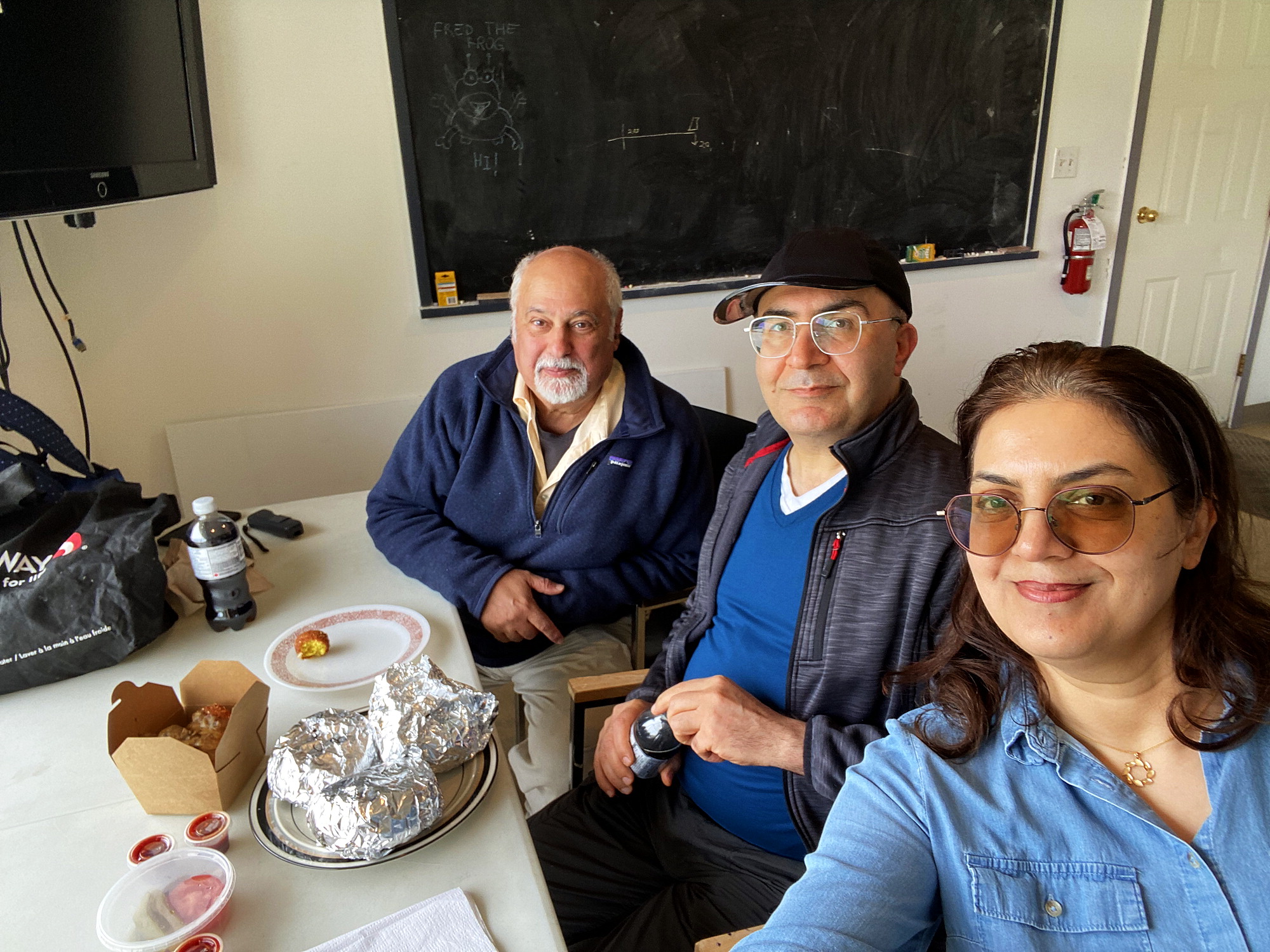 The amazing picnic lunch that Soheila brought