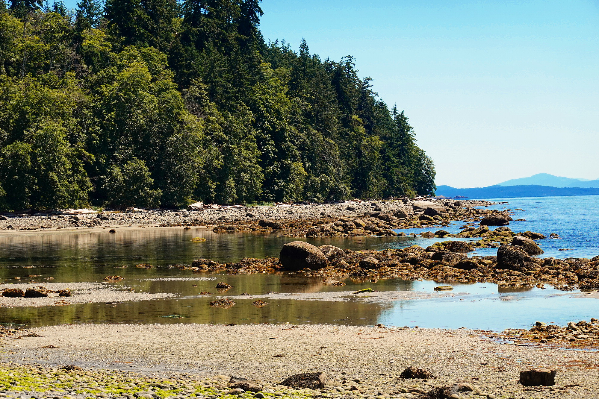 Another view of the pretty beach