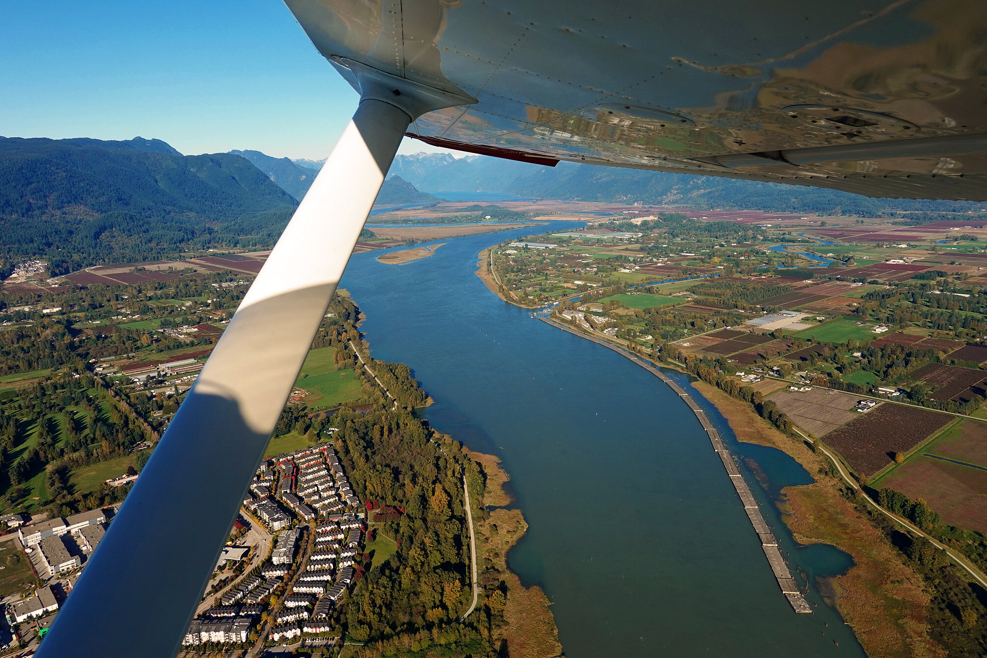 The Pitt-River-Valley is one of the many spectacular sights of Greater Vancouver