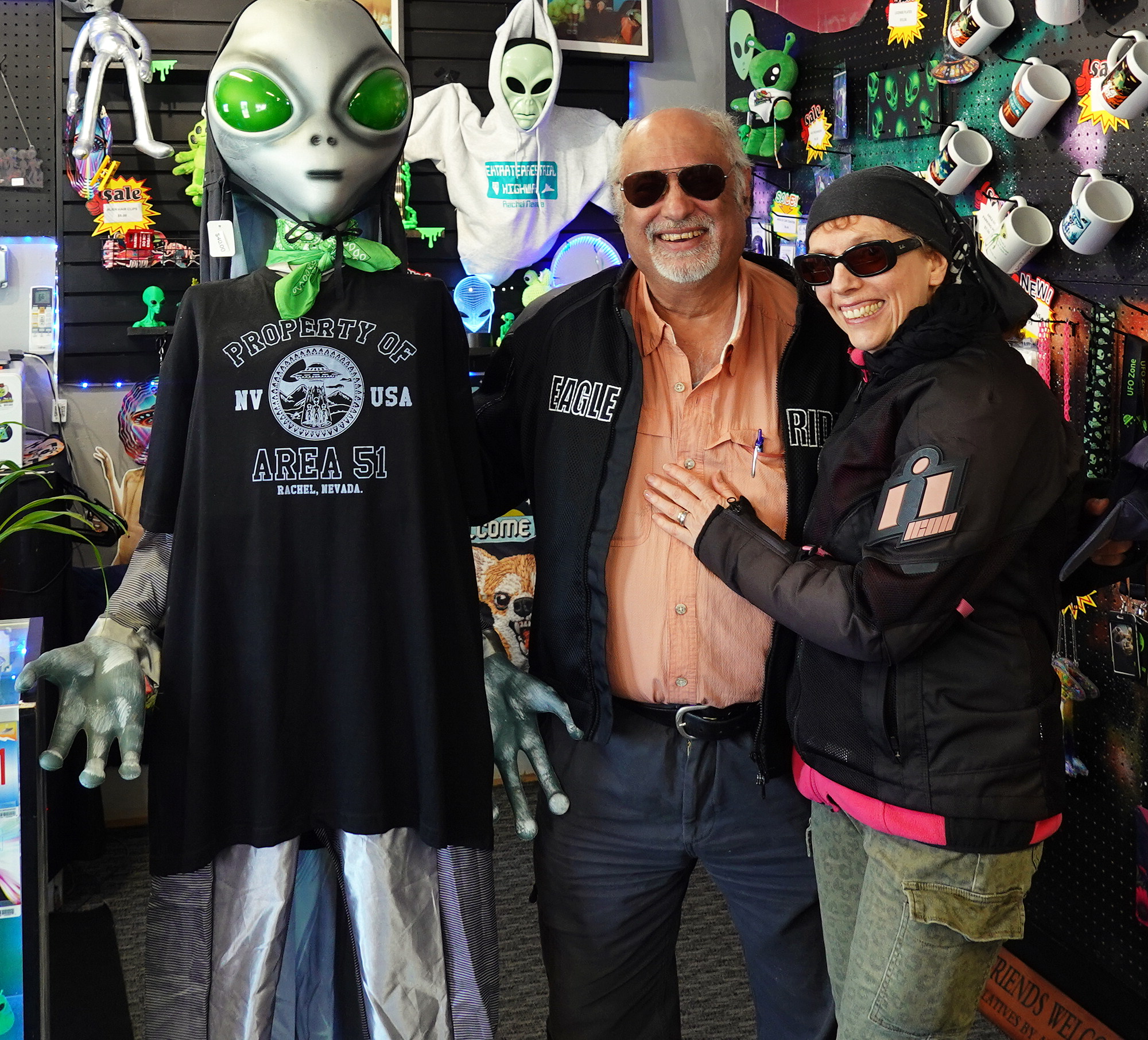 ET wanted to ride with us