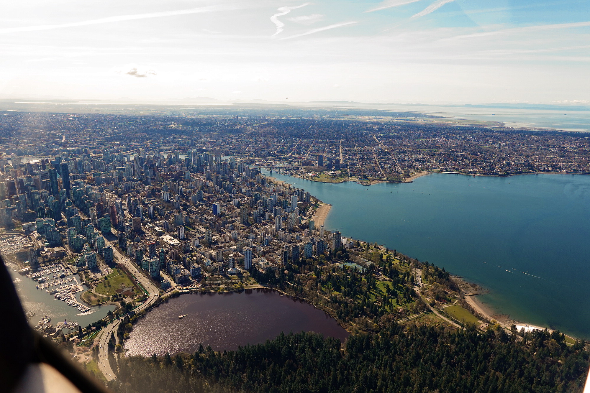 Downtown Vancouver and False Creek
