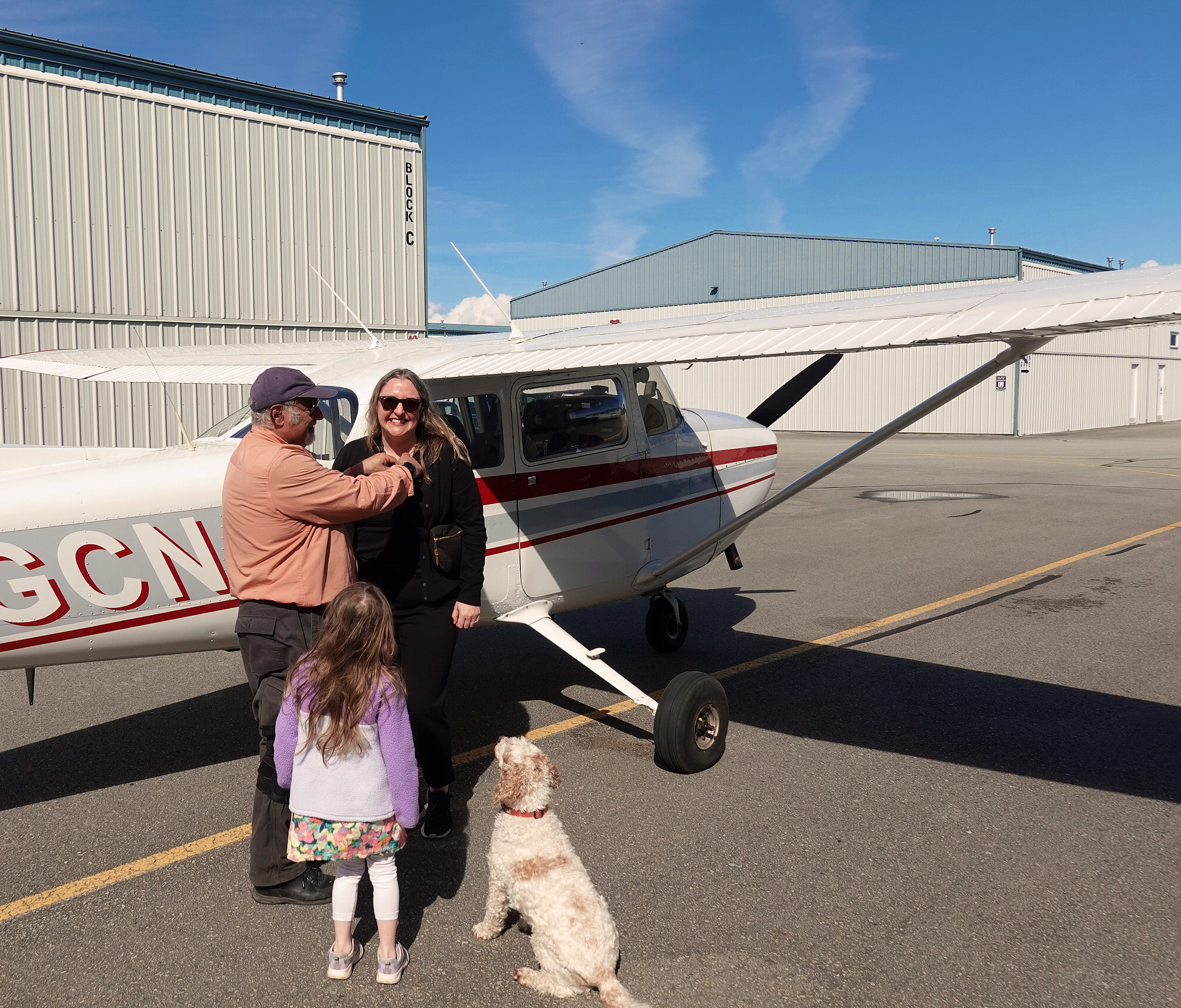 Kelda receives her Gold Wings