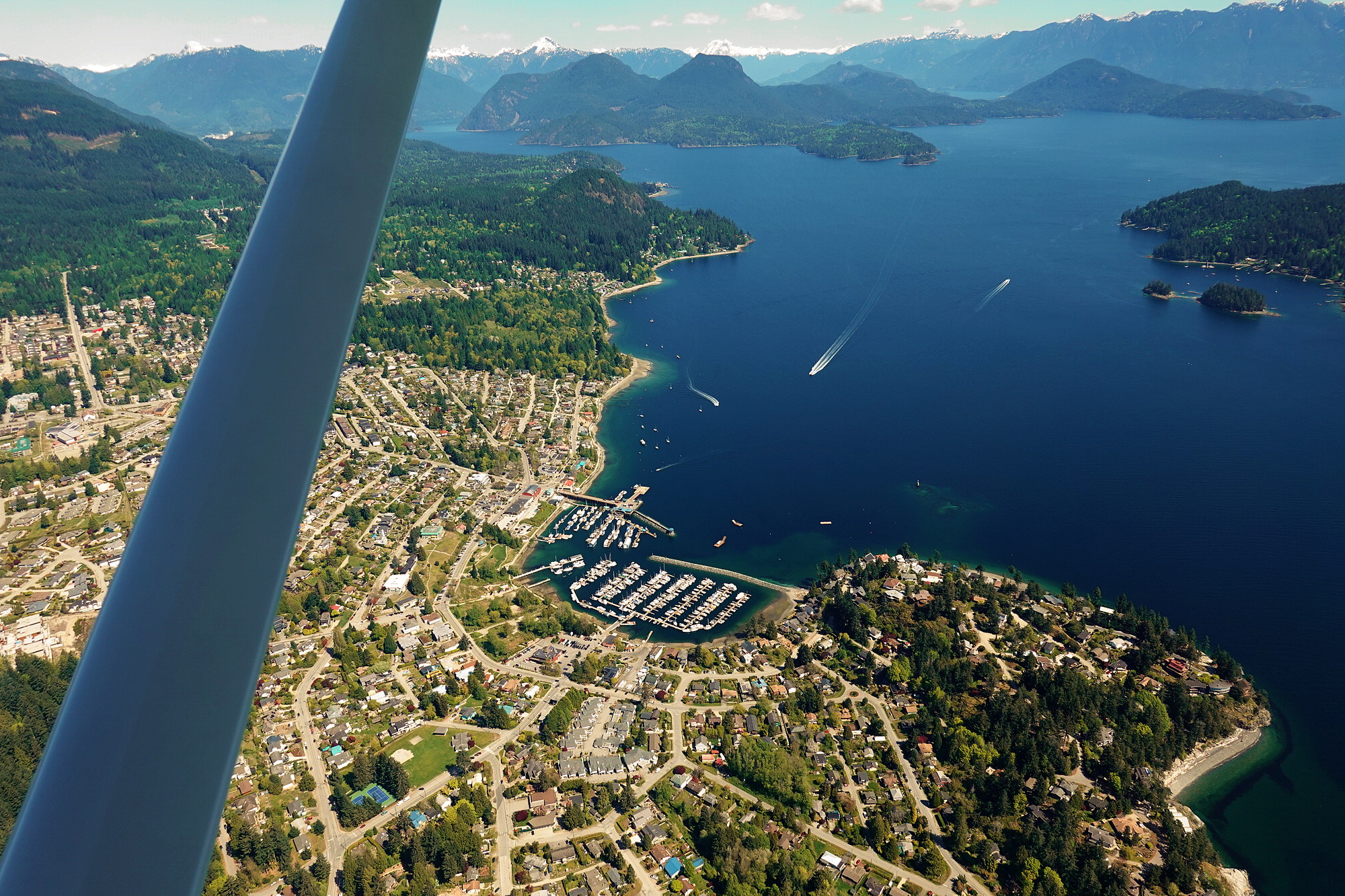 Gibsons marks the start of the Sunshine Coast