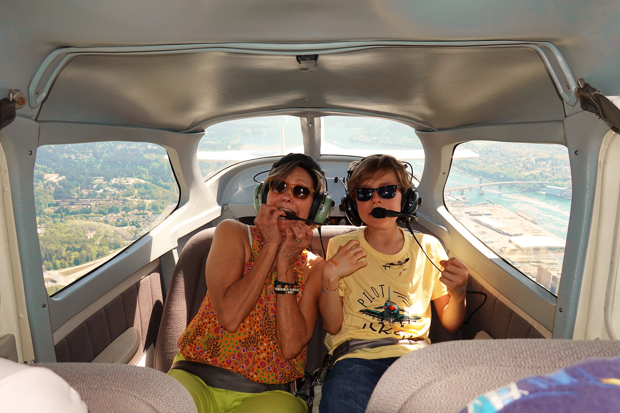 The passengers are terrified!