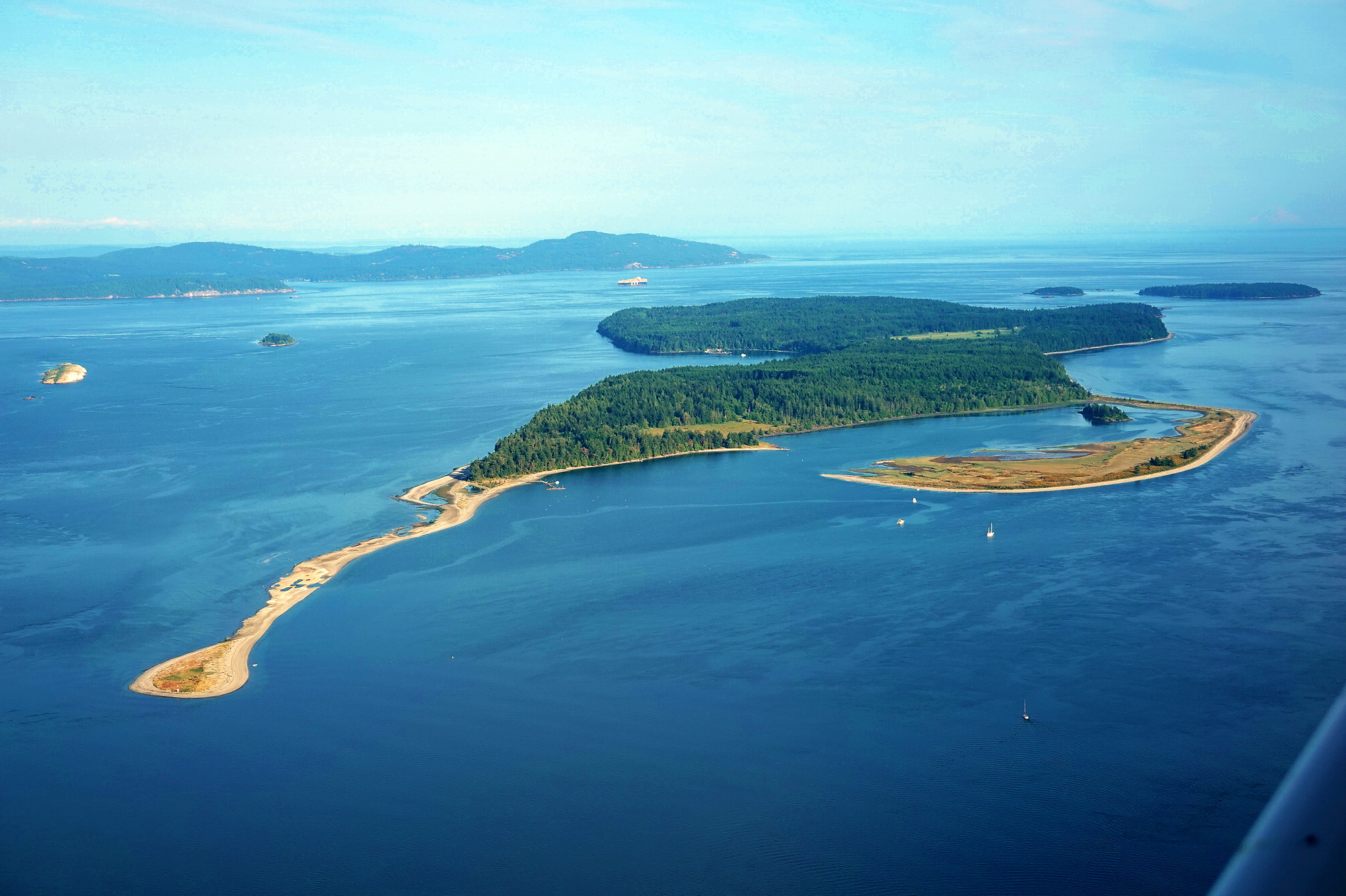 Sidney Island (on the USA side)