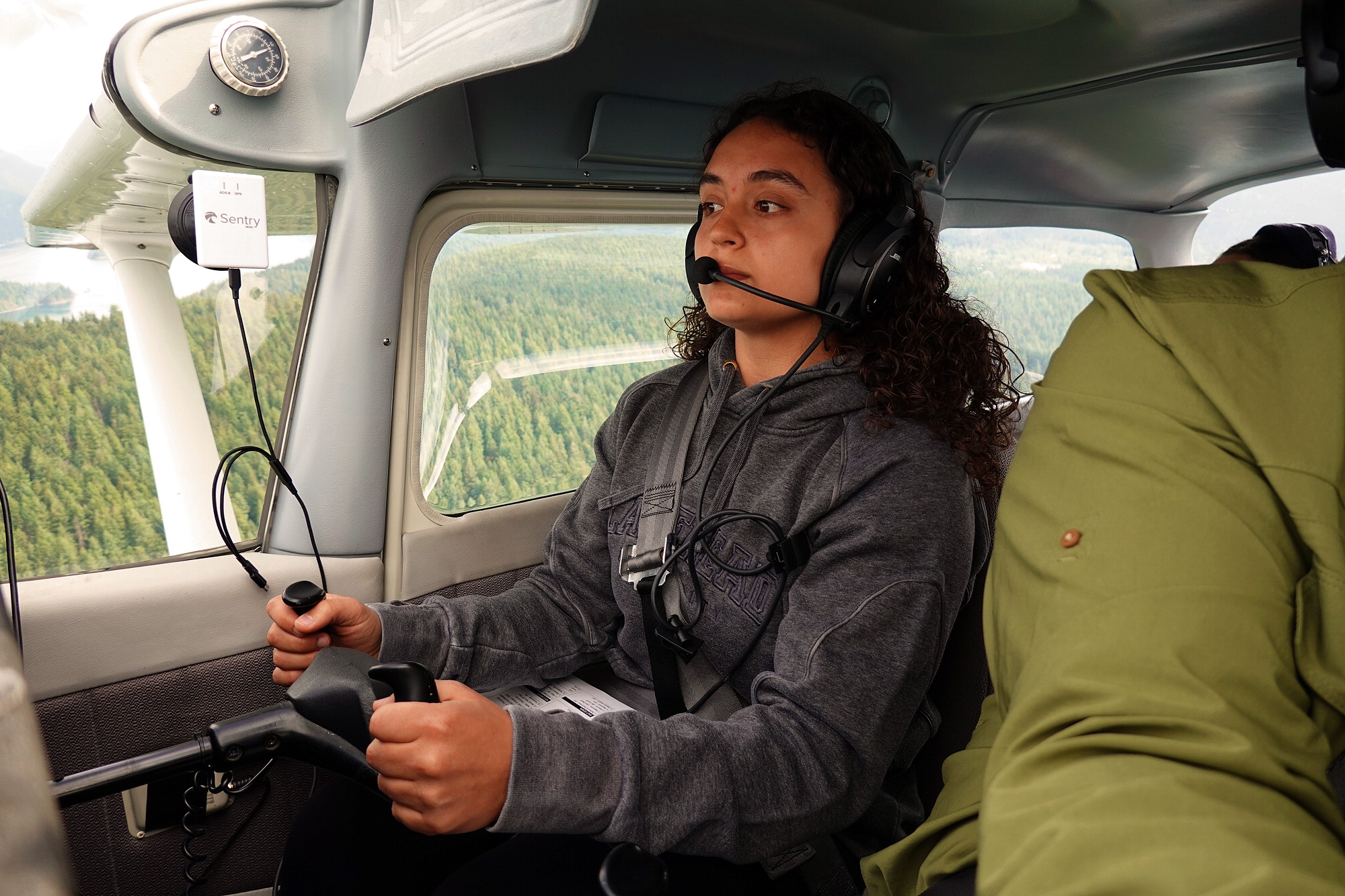 Co-Pilot Grace did a Fabulous job flying GGCN