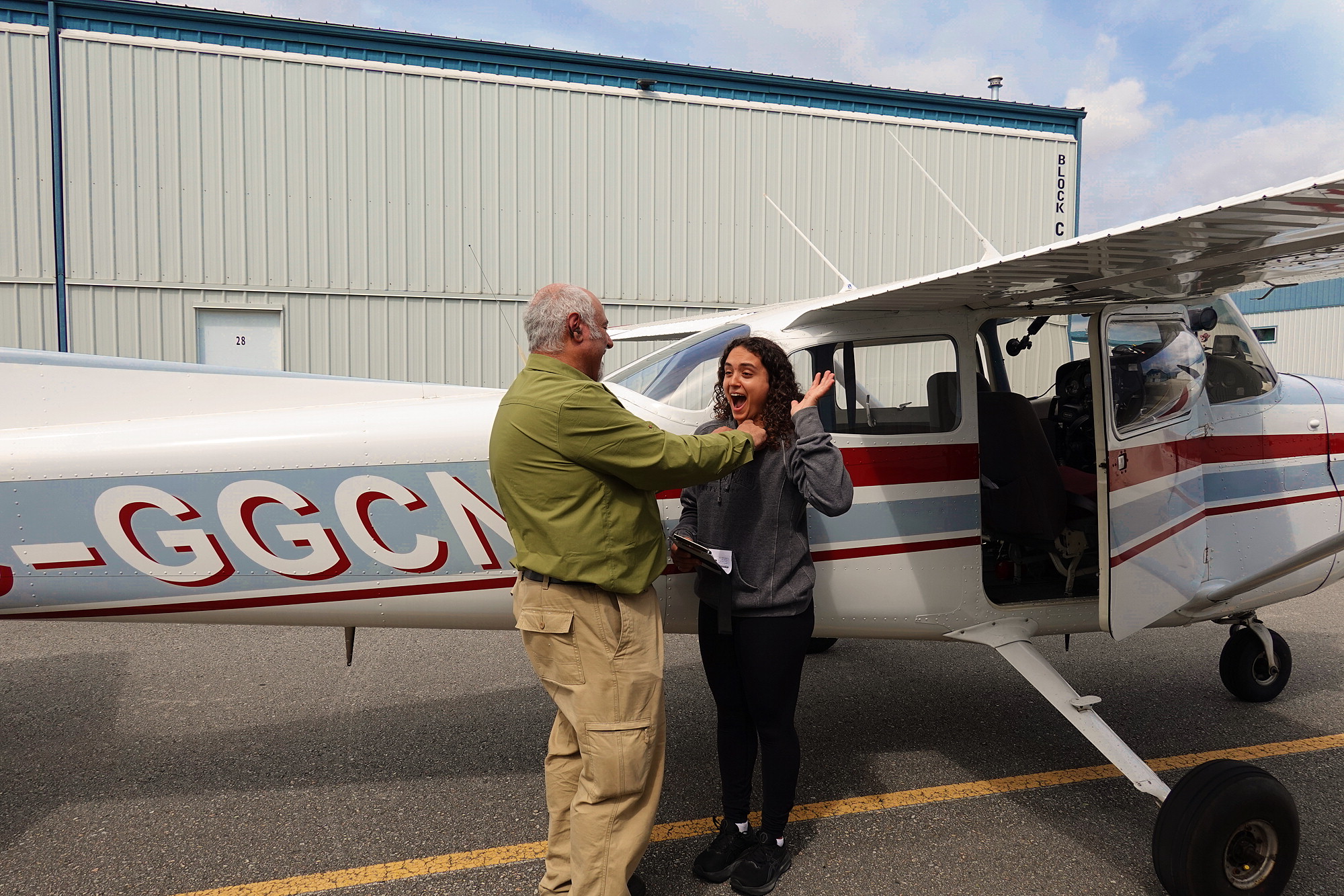 Grace Receiving her Gold Wings