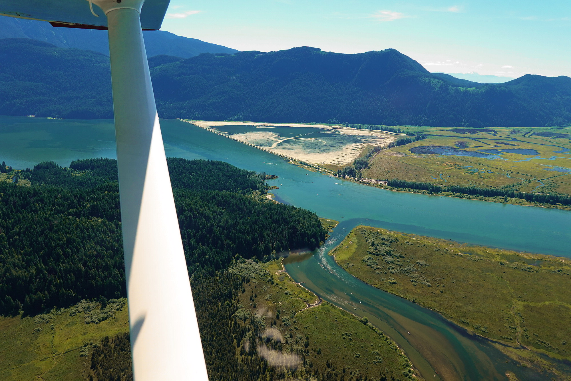 A view of the Pitt River