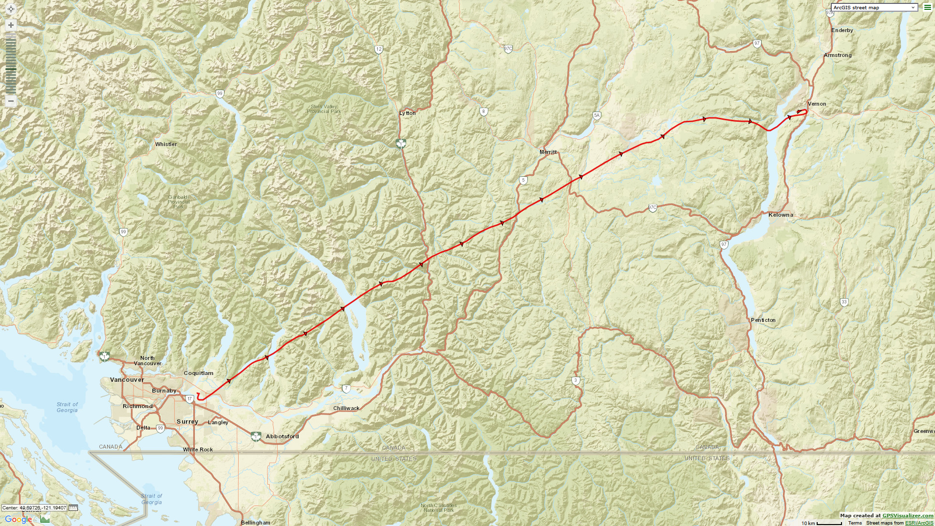 The Flight Path to Vernon
