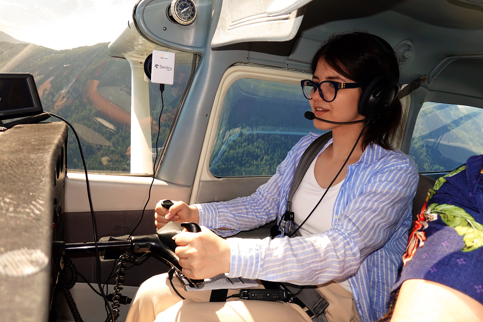 Co-Pilot at the controls
