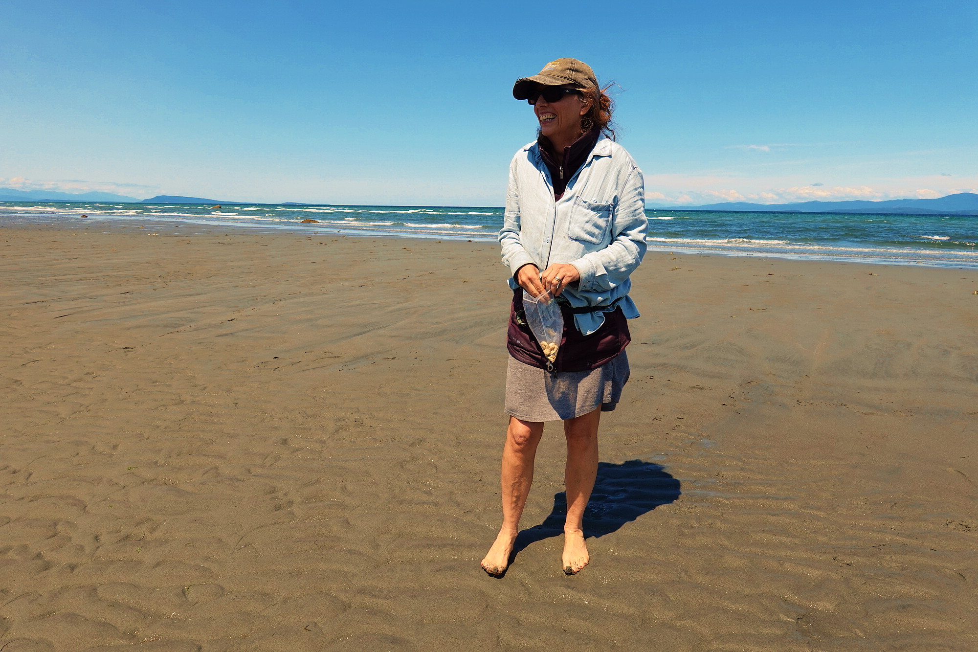 A Beautiful Woman on a Beach