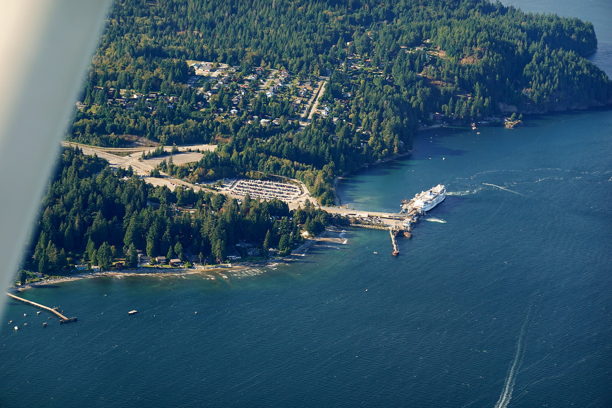 The Gibsons ferry, at the Langdale Terminal