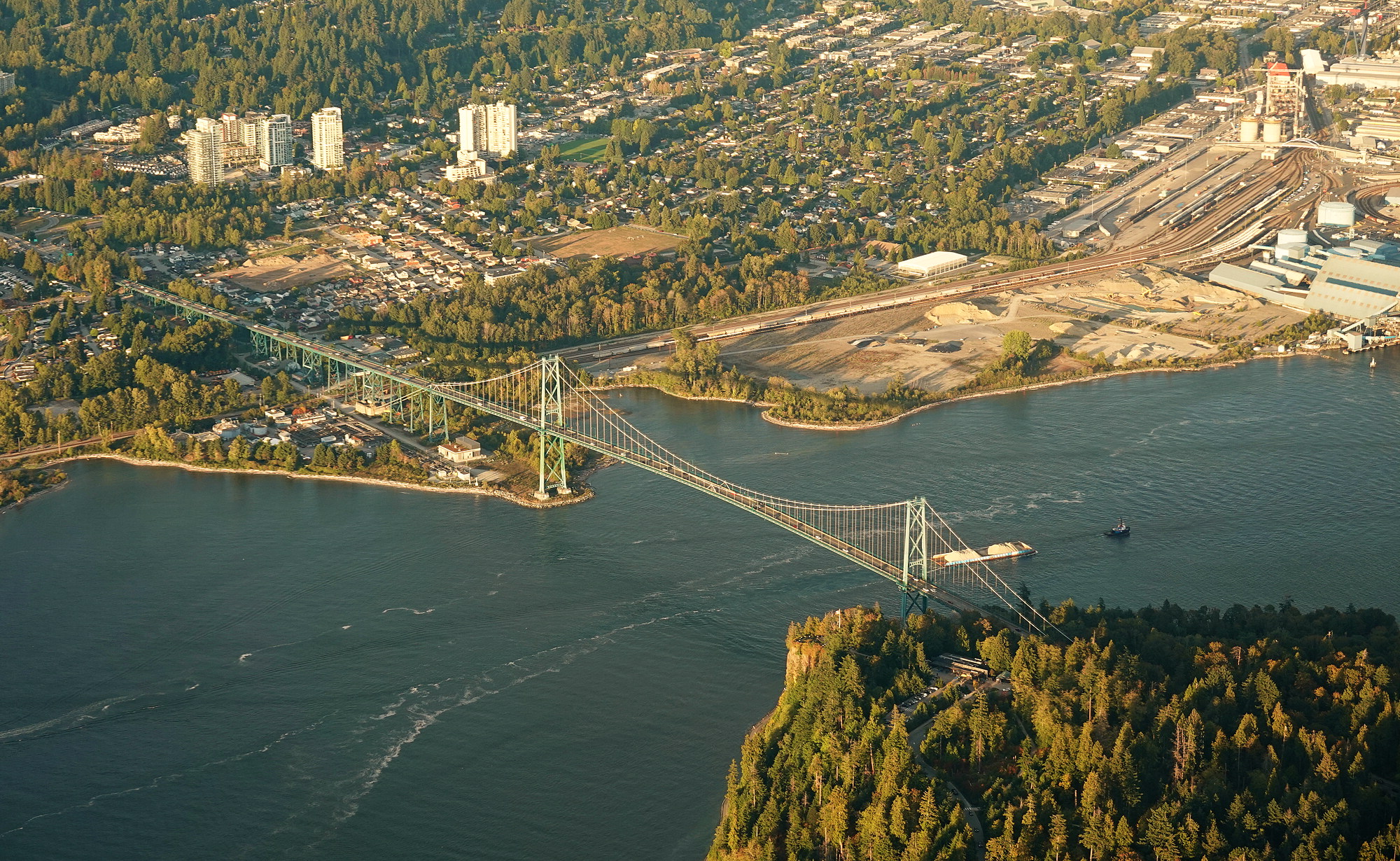 The Lions Gate Bridge